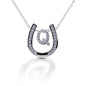 Kelly Herd Horseshoe Initial Necklace