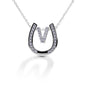 Kelly Herd Horseshoe Initial Necklace