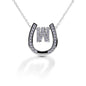 Kelly Herd Horseshoe Initial Necklace