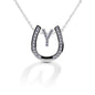 Kelly Herd Horseshoe Initial Necklace