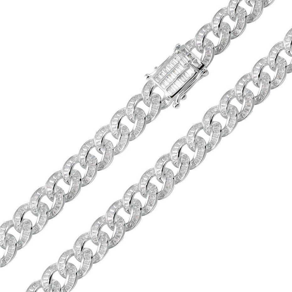 Kelly Herd Encrusted Curb Chains 10.9mm