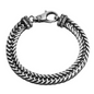 Kelly Herd Men's Wide Braided Bracelet - Sterling Silver