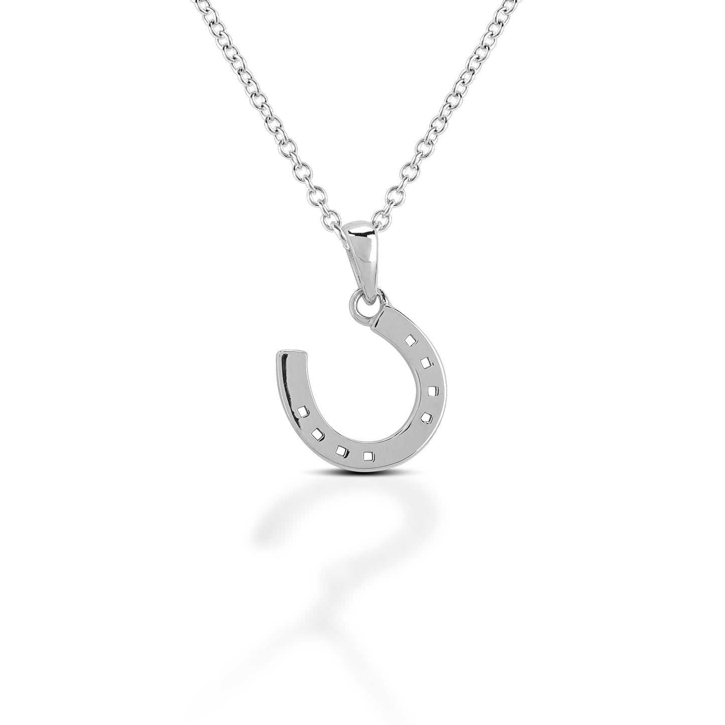 Kelly Herd Dangling Horseshoe Necklace
