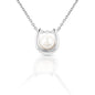 Kelly Herd Small Pearl Horseshoe Necklace