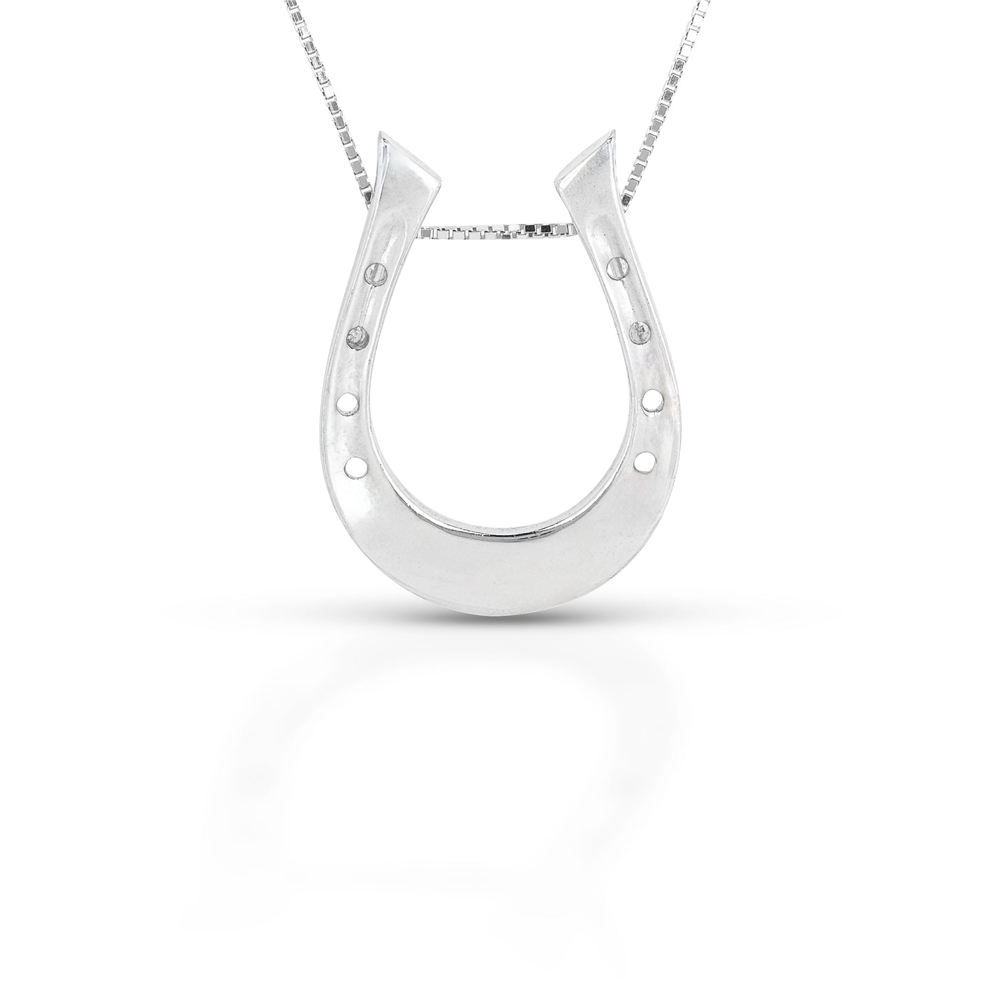 Kelly Herd Long Horseshoe Necklace