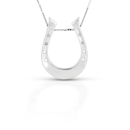 Kelly Herd Long Horseshoe Necklace