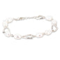 Kelly Herd Pearl Stirrup Bracelet