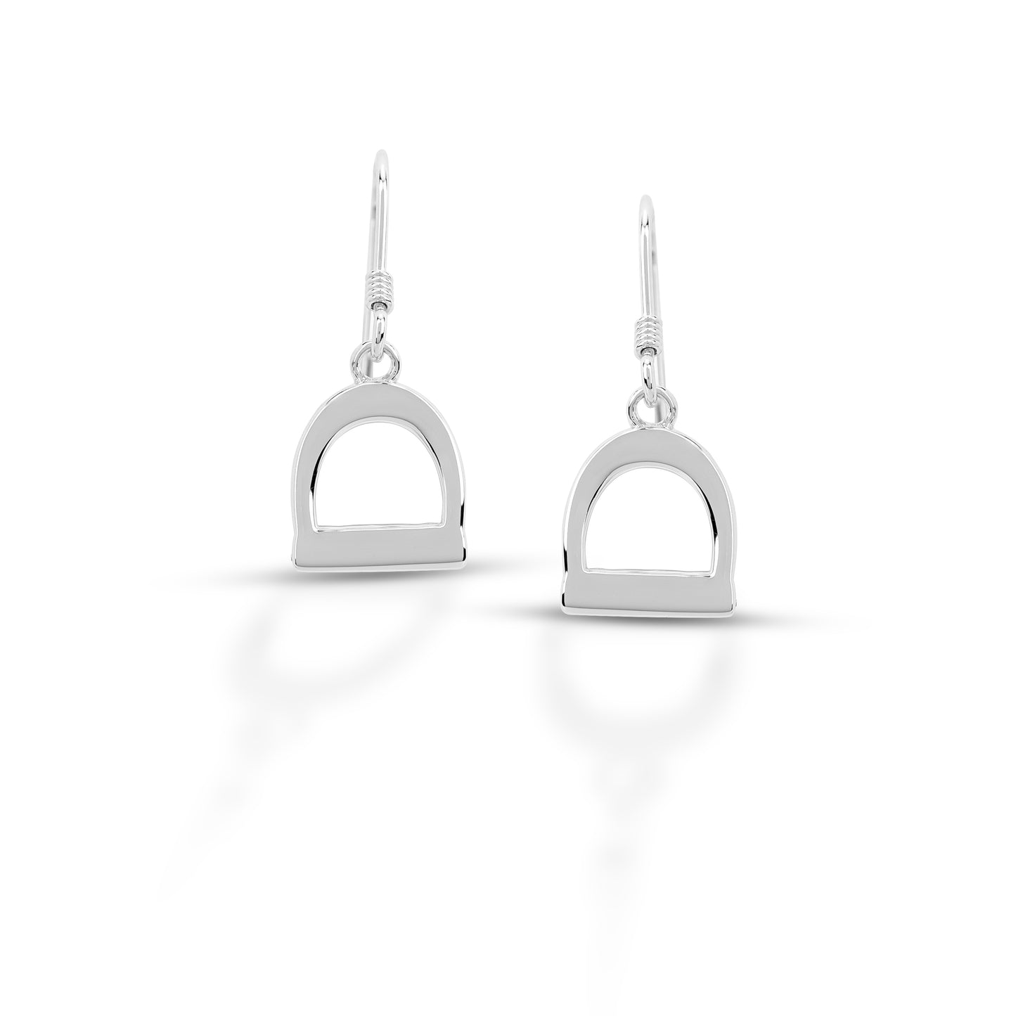 Kelly Herd Stirrup Drop Earrings