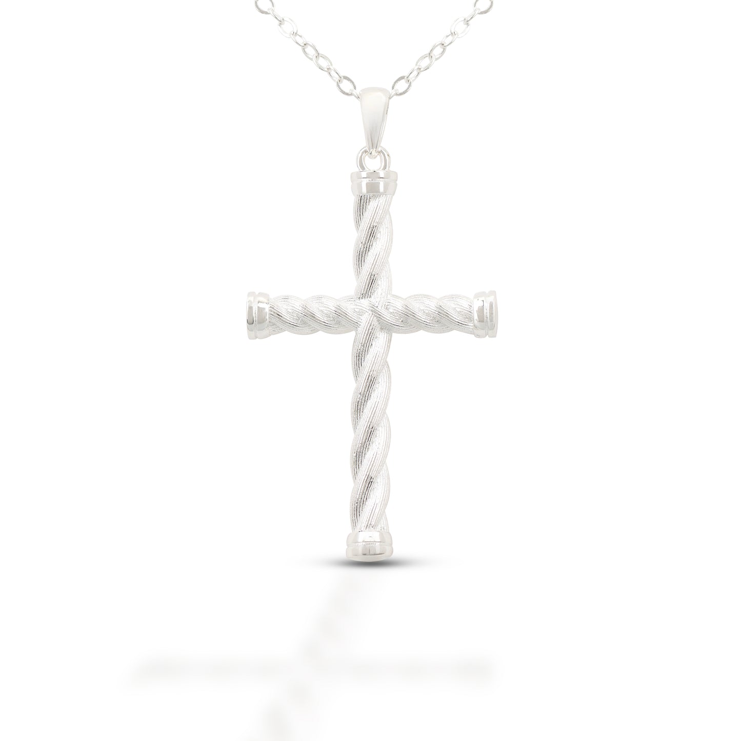 Kelly Herd Twisted Cross Pendant Necklace