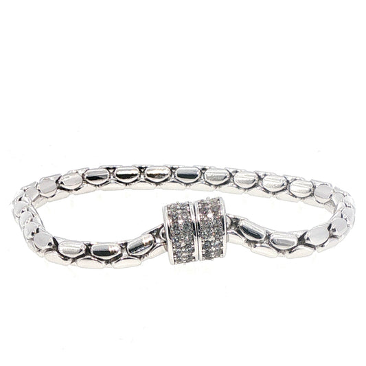 Kelly Herd Brass Barrel Bracelet