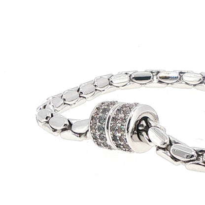 Kelly Herd Brass Barrel Bracelet
