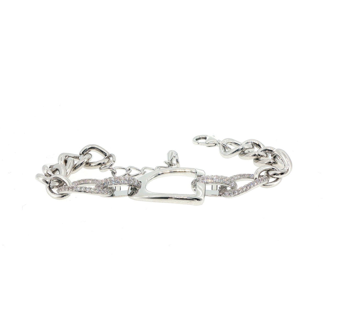 Kelly Herd Brass English Stirrup Bracelet
