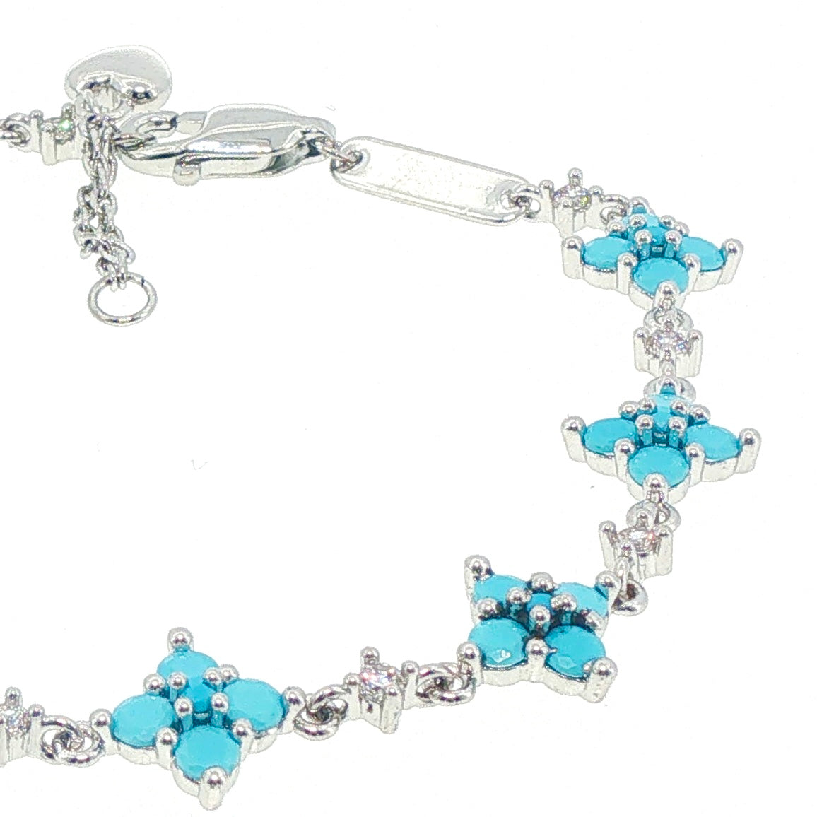 Kelly Herd Turquoise Clover Bracelet
