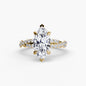 The Twisted Pavé Solitaire