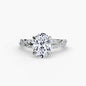 The Twisted Pavé Solitaire