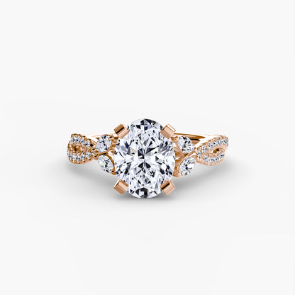 The Twist Pavé Ring