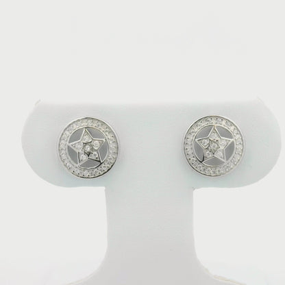 Kelly Herd Small Star Earrings - Sterling Silver