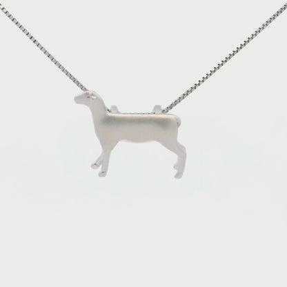 Kelly Herd Lamb Pendant - Sterling Silver