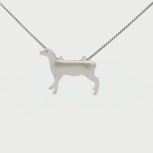 Kelly Herd Lamb Pendant - Sterling Silver