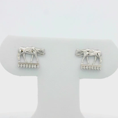 Kelly Herd Western Pleasure Horse Earrings - Sterling Silver