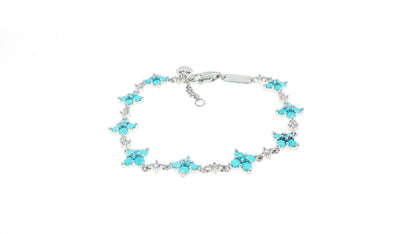 Kelly Herd Turquoise Clover Bracelet