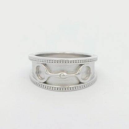 Kelly Herd Wide Band Eggbutt Bit - Sterling Silver