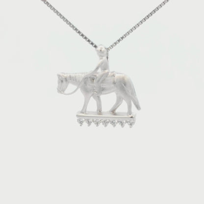 Kelly Herd Small Western Pleasure Horse - Sterling Silver