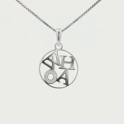 Kelly Herd Whoa Pendant - Sterling Silver