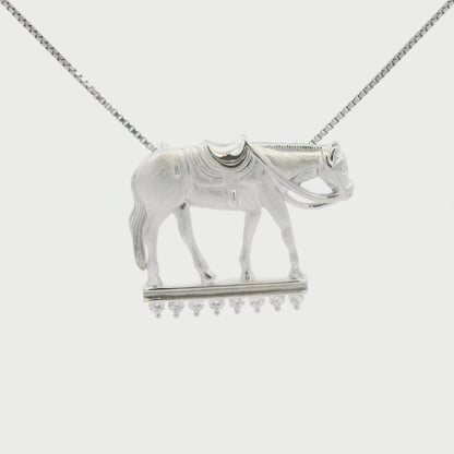 Kelly Herd Large Western Pleasure Horse - Sterling Silver
