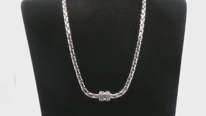 Kelly Herd Brass Barrel Necklace