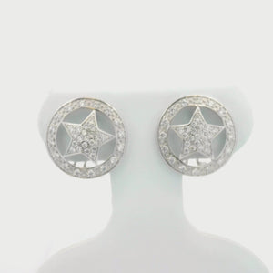 Kelly Herd Large Star Earrings - Sterling Silver