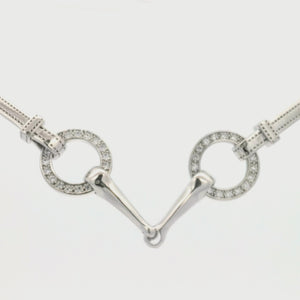 Kelly Herd Snaffle Bit Necklace - Sterling Silver