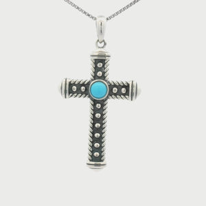 Southwest Cross Pendant Necklace