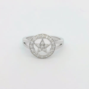 Kelly Herd Small Star Ring - Sterling Silver