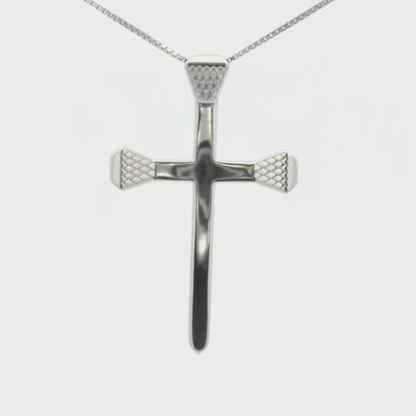 Horse store Shoe Nail Cross in Sterling Silver & Personalized