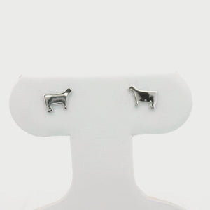 Kelly Herd Heifer Silhouette Earrings - Sterling Silver