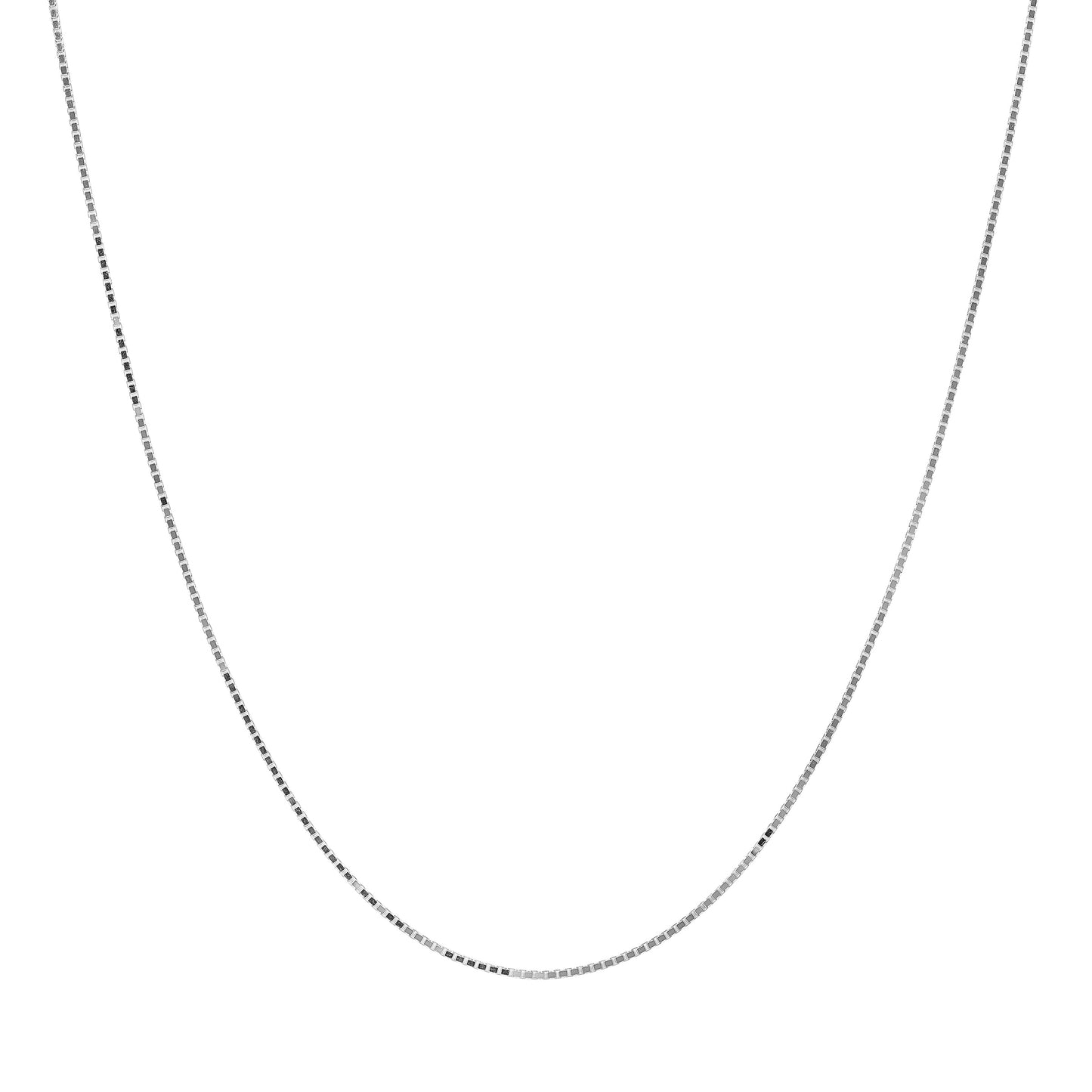 Kelly Herd 1.0mm Box Chain in 14K Gold is a lovely traditional chain. A look that never goes out of style. Add it to a pendant or wear it alone. It will add a touch of elegance to any outfit. Available in 14K white or yellow gold, It will make a lovely gift for any occasion.  Features      Solid Box Chain     14K Gold     Lobster Clasp     1mm chain width