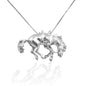 Whether you're a competitor or a spectator this pendant necklace is sure to evoke the freedom of the rodeo lifestyle. The Kelly Herd Bucking Saddle Bronc Pendant emotes the spirit of the horse and displays the spirit of the person wearing it.  Comes with 16-18" adjustable chain.