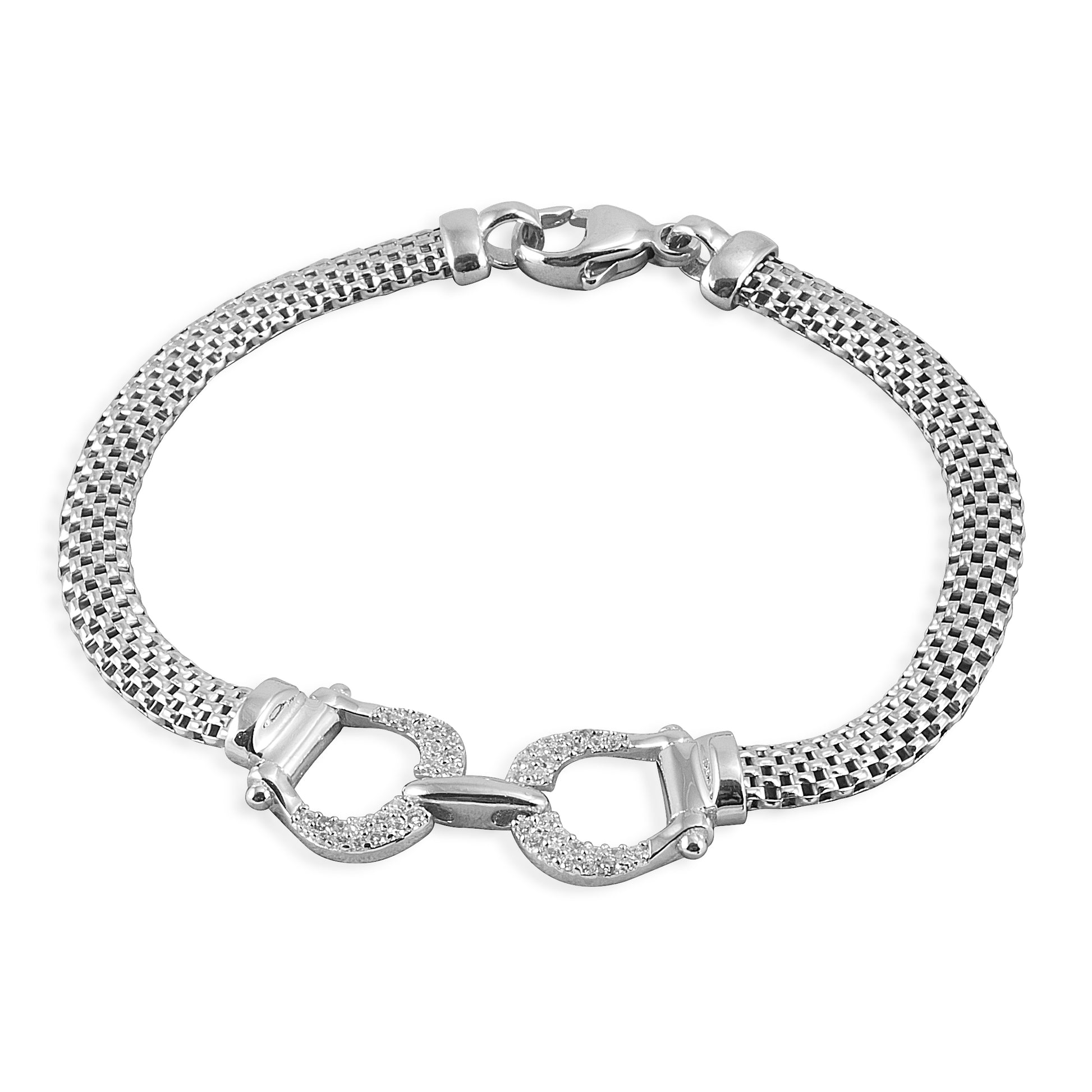 Kelly Herd Bit Bracelet - Sterling Silver