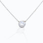 The Kelly Herd Clear Stone Naked Pendant features a 3CT clear cubic zirconia stone, that free floats on the sterling silver chain. This necklace is sure to catch everyone's eye as it shimmers in the light. This necklace features a 16"-18" adjustable chain, making it perfect to wear with any outfit.  Features      3 CT Clear Cubic Zirconia     Free Floating Stone     Matching Earrings Available     Available in Sterling Silver