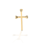 Sleek, simple, and symbolic. Kelly Herd's Horseshoe Nail Cross would be an ideal gift for the Christian horseman or horsewoman in your life. Made of 14K gold, this powerful symbol is timeless.  Features      Cross made of horseshoe nails     Available in 14K gold     Suitable for a man or woman