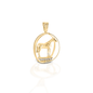 Have you qualified for Worlds? Or is it your goal? Commemorate the occasion, or keep that goal close to your heart with Kelly Herd's World Trophy Necklace. A beautiful rendition of the world championship trophy in 14K gold, accented by diamonds.  Features      World trophy pendant     Enhanced with diamonds     Available in 14k gold