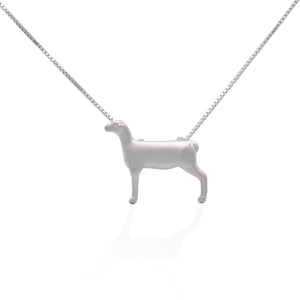 It is time to get a flock of your own! This sheep pendant necklace is certain to spark conversation. People will be amazed at the attention to detail and beauty of this signature farm piece. A great gift for your favorite butcher, shepherd, or farmer.   Features      3D Sheep Pendant Design     16"-18" adjustable box chain with spring clasp     Sterling Silver     Measures 15 mm x 18 mm   